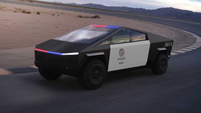 Tesla Cybertruck police