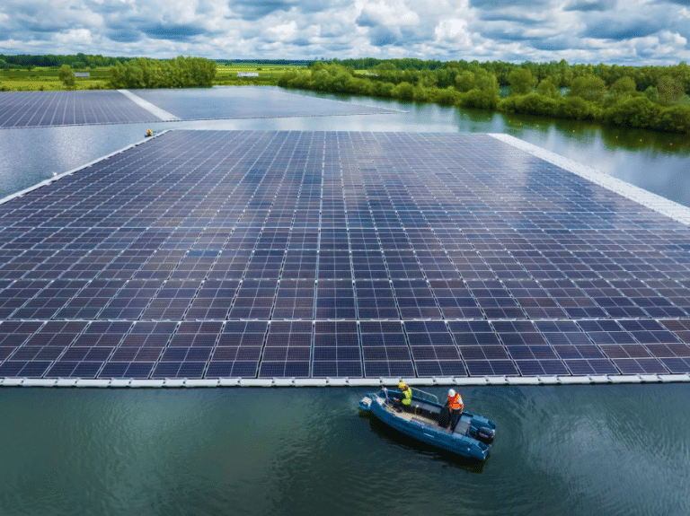 centrală fotovoltaică flotantă (FPV) din Europa