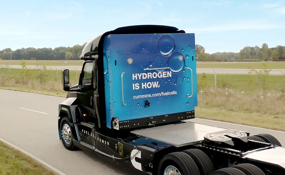 Hydrogen-powered heavy-duty truck